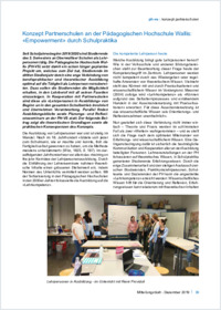Hischier_Kuonen_2019_Konzept Partnerschulen an der Pädagogischen Hochschule Wallis